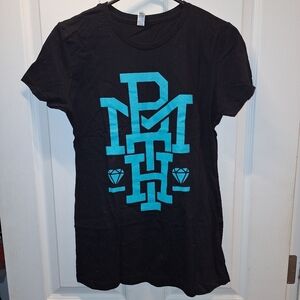 Black T-Shirt with Blue Graphic Hot Topic Bring Me the Horizon